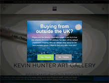 Tablet Screenshot of kevinhunterartgallery.com